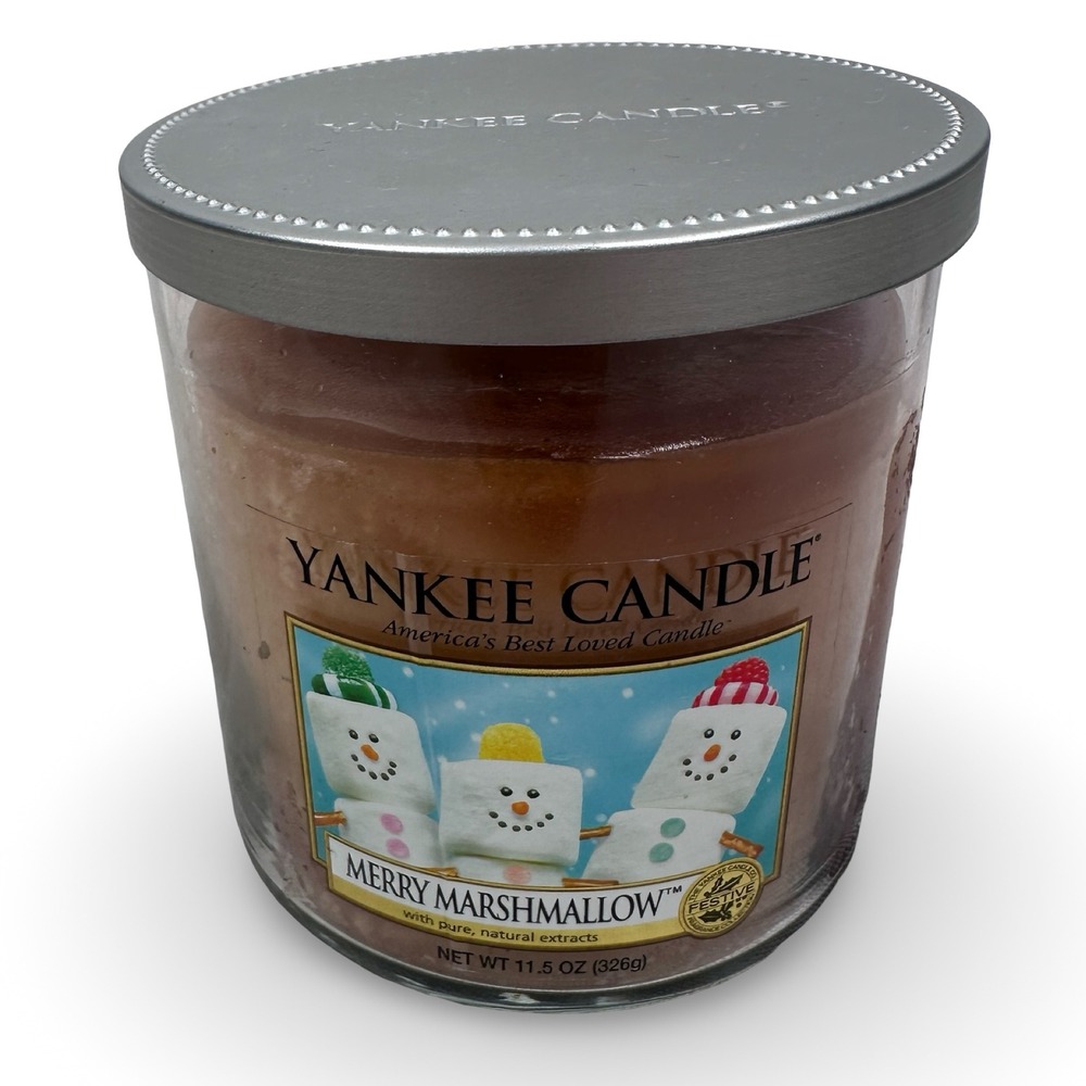 Yankee Candle Merry Marshmallow 11.5 oz 2-Wick Scented Jar Candle 1283066 USA